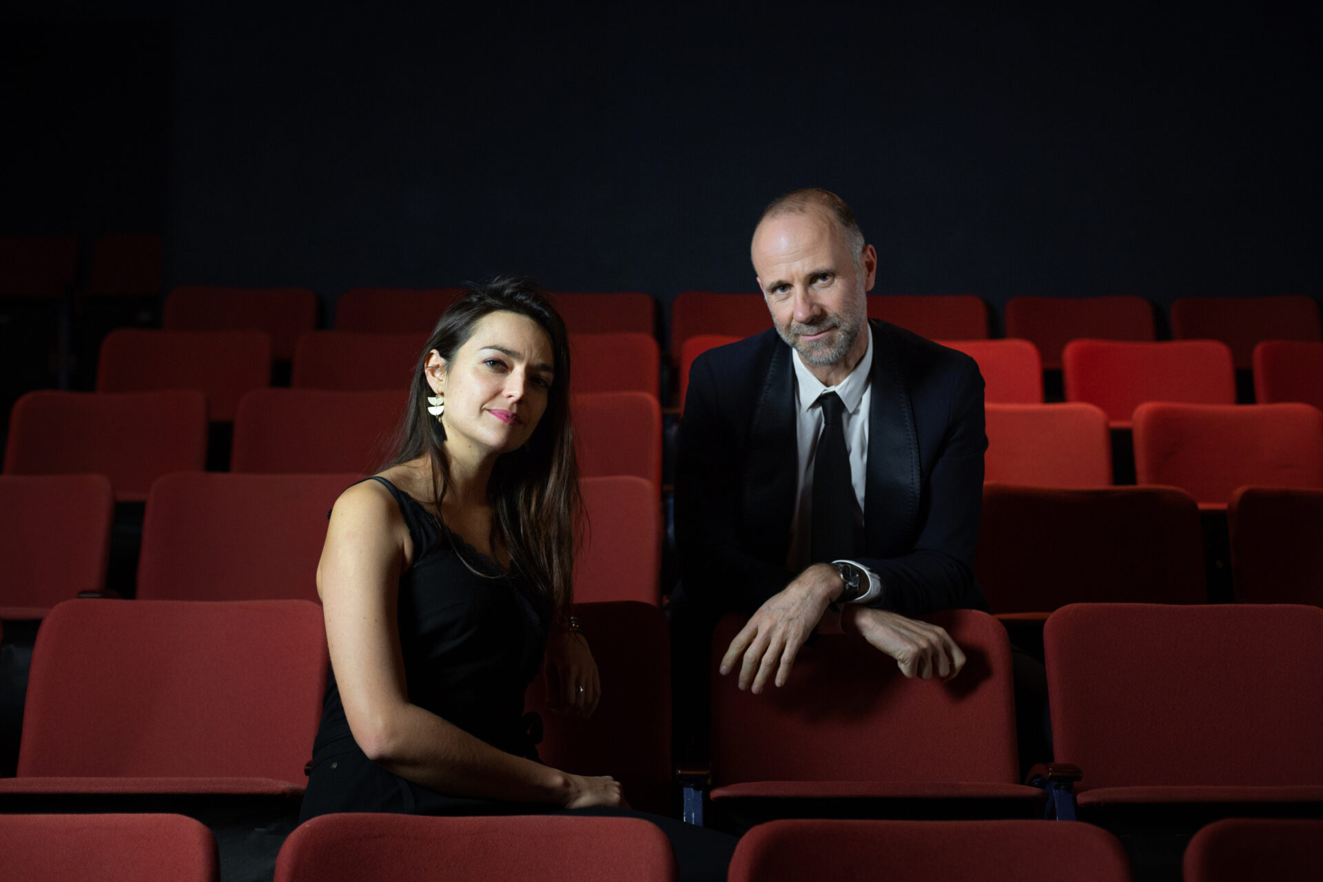 Le chef d'orchestre Franck-Emmanuel Comte et la soliste Sophie Junker pour La Francesina