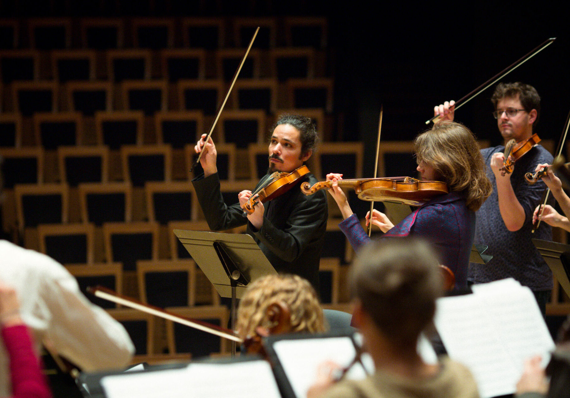 Reynier Guerrero, musicien de l'orchestre de musique baroque